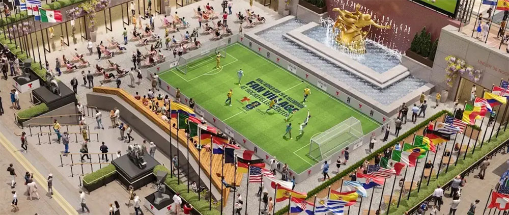 Football pitch at the FIFA Fan Fest 2026