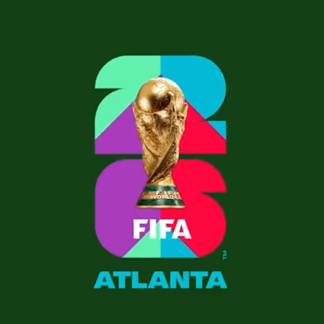 World Cup 2026 logo and theme of Atlanta