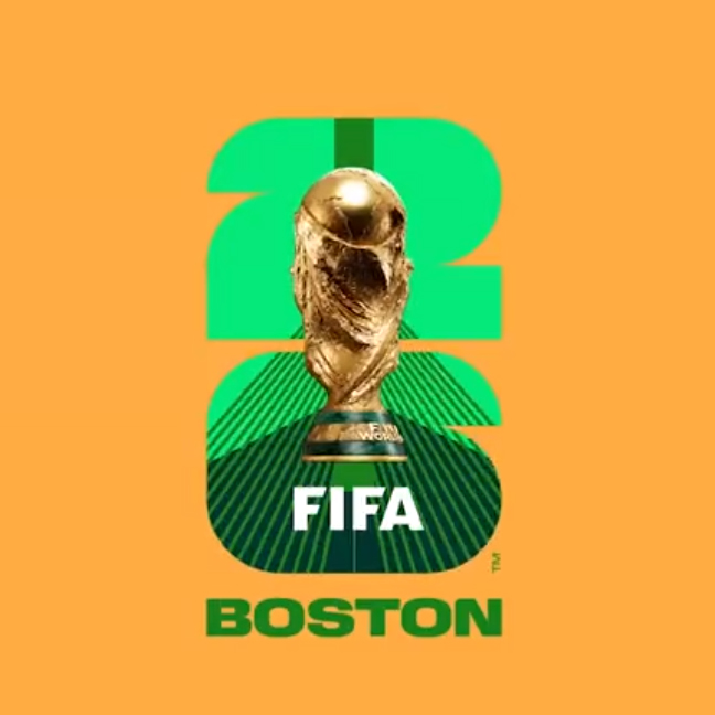 World Cup 2026 logo and theme of Boston