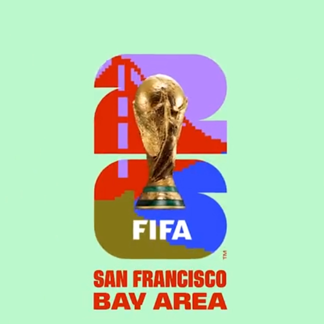 World Cup 2026 logo and theme of San Francisco