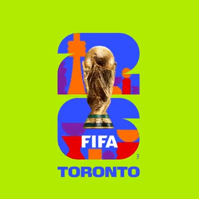 World Cup 2026 logo and theme of Toronto