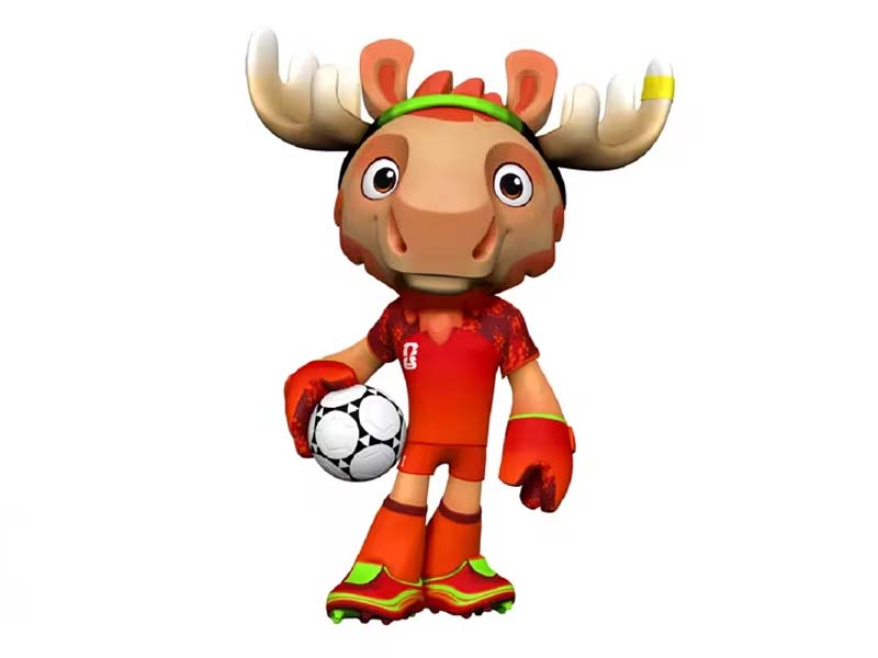 Mascot Maple the Moose (Canada) of the World Cup 2026