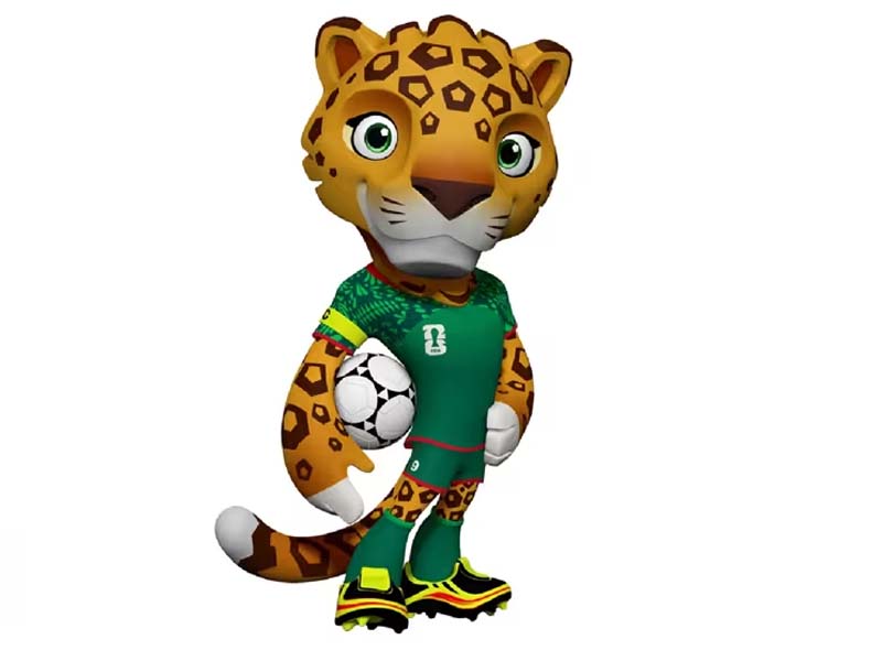 Mascot Zayu the Jaguar (Mexico) of the World Cup 2026