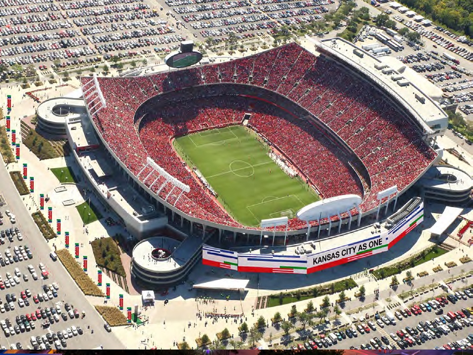 Kansas City (Arrowhead Stadium).