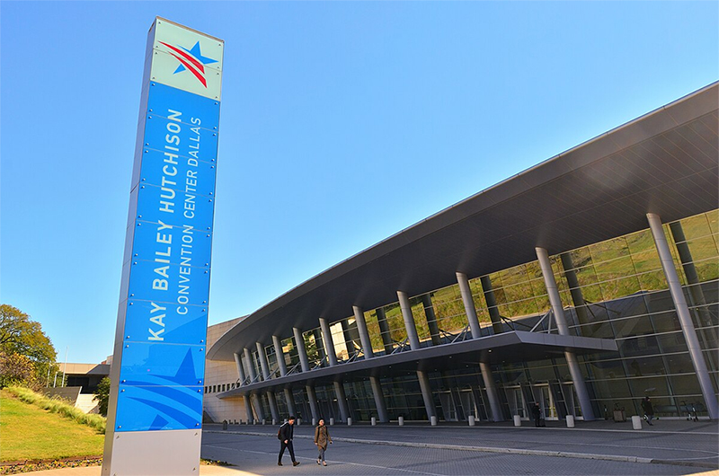 The Kay Bailey Hutchison Convention Center in Dallas